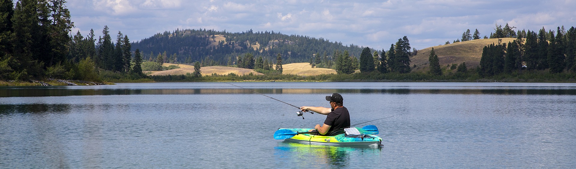 Fishing, Kentucky Alleyne Provincial Park, near Princeton, Similkameen, summer, activities, Darren Robinson