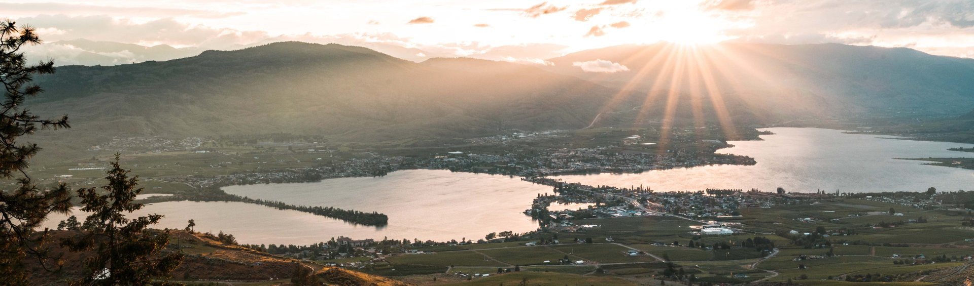 Osoyoos view from the air