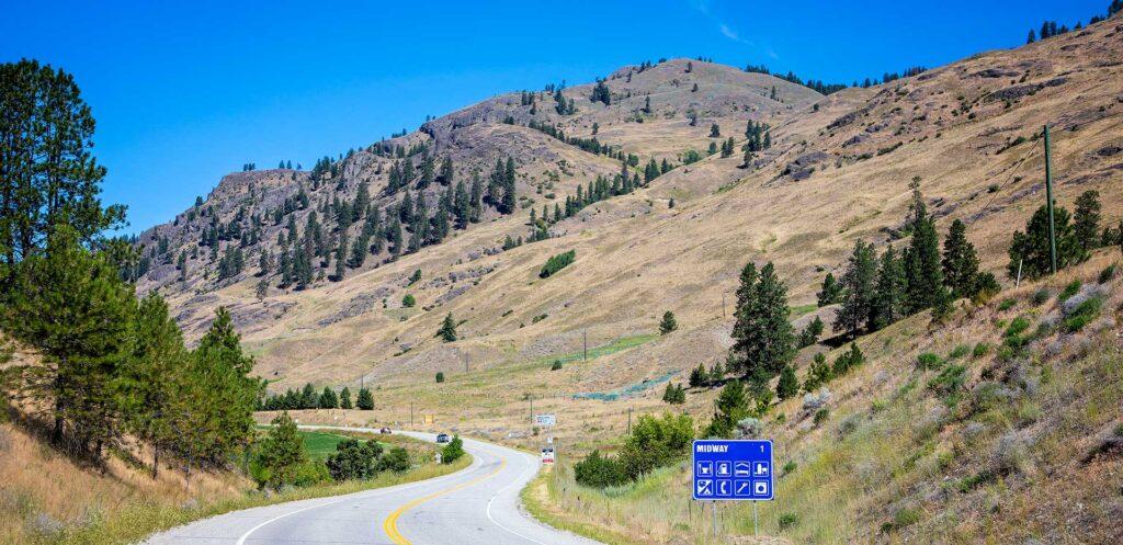Driving in the Similkameen Valley