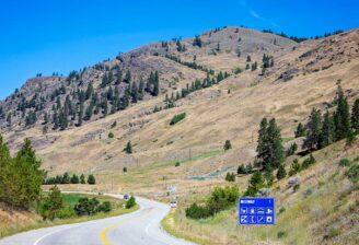 Driving in the Similkameen Valley