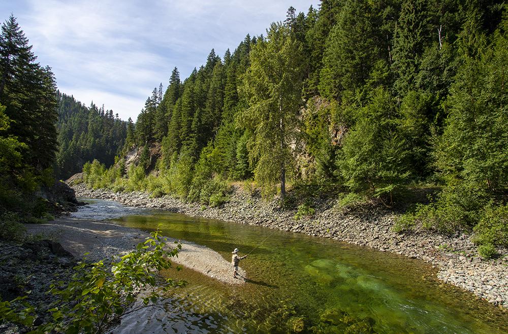 Fishing the Tulameen River in the Similkameen Valley